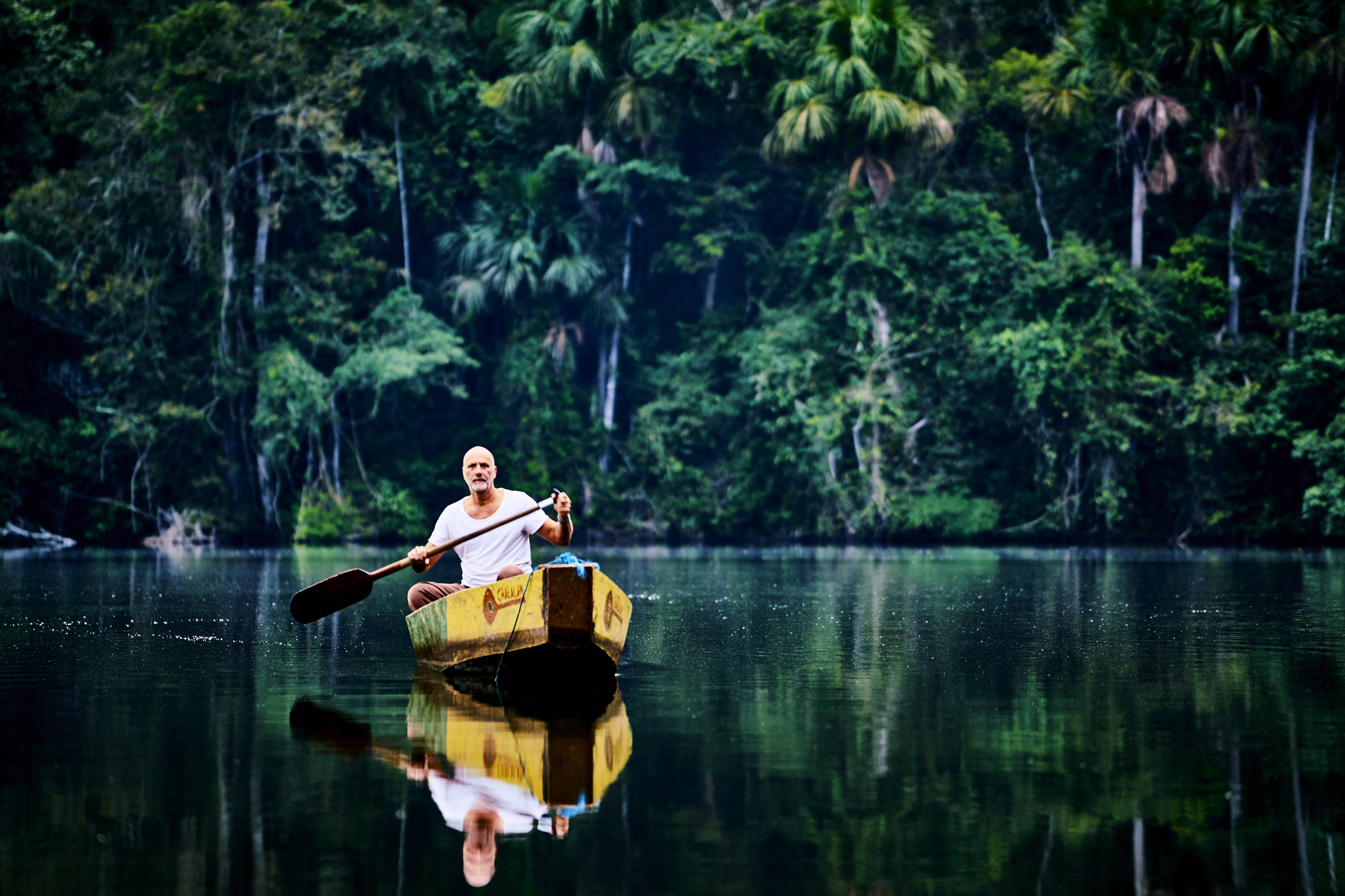 Yossi Ghinsberg in the Bolivian Amazon